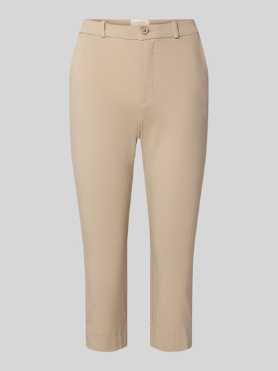 FREE/QUENT Capribroek met Franse steekzakken, model 'Solvej' Taupe - 2