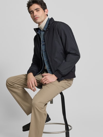Barbour regular fit blouson met opstaande kraag model 'Royston' Zwart - 3
