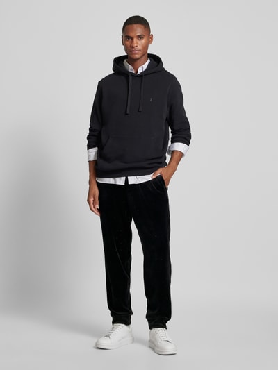 Emporio Armani Sweatpants met effectgaren, model 'JOUZ' Zwart - 1