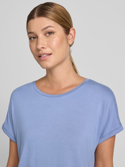 Christian Berg Woman T-Shirt aus Viskose-Mix mit Rundhalsausschnitt Jeansblau 3