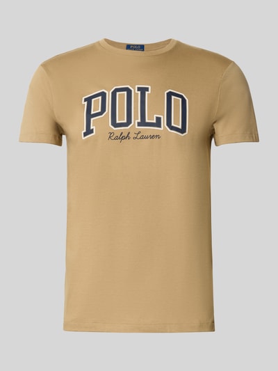 Polo Ralph Lauren Custom slim fit T-shirt met ronde hals Beige - 2