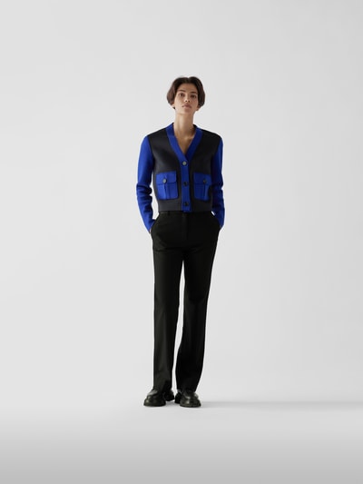 Vanessa Bruno Palazzohose mit Eingrifftaschen Schwarz 1