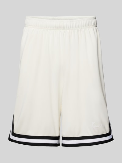 KARL KANI Loose Fit Shorts mit elastischem Bund Offwhite 2