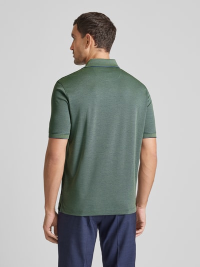 bugatti Koszulka polo o kroju regular fit z kieszenią na piersi Butelkowy zielony 5