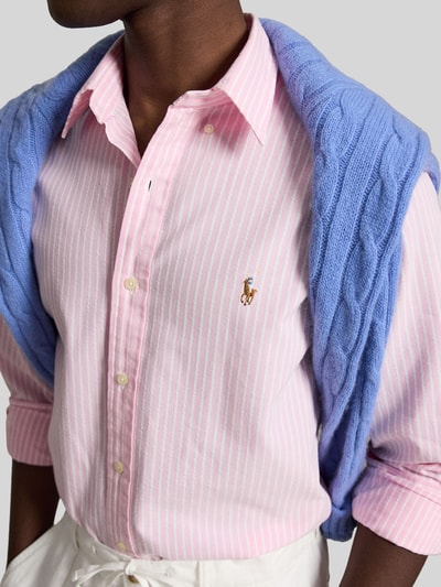 Polo Ralph Lauren Regular Fit Freizeithemd aus reiner Baumwolle Rosa 3