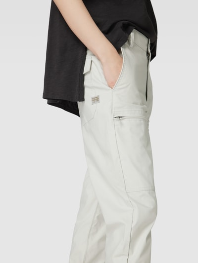 G-Star Raw Cargohose mit Label-Details Hellgrau 3