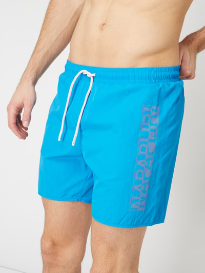 Napapijri Badeshorts mit Logo-Print Tuerkis 5