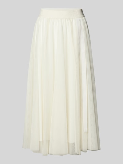 JOOP! Midirok met elastische band met logo Offwhite - 2