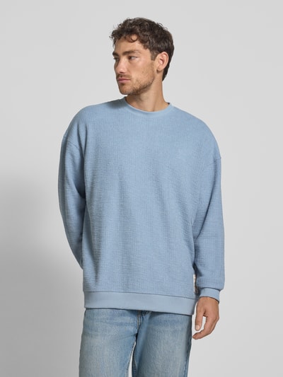 Scotch & Soda Oversized sweatshirt met logopatch Blauw - 4
