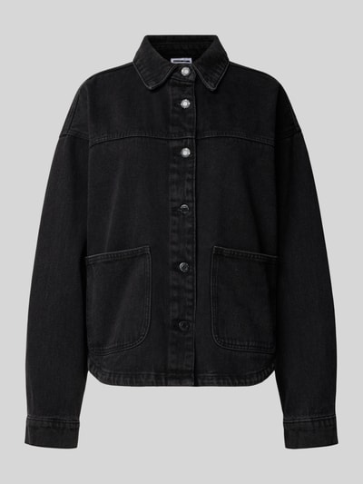 Noisy May Relaxed Fit Jeansbluse Modell 'KETTIE' Black 2
