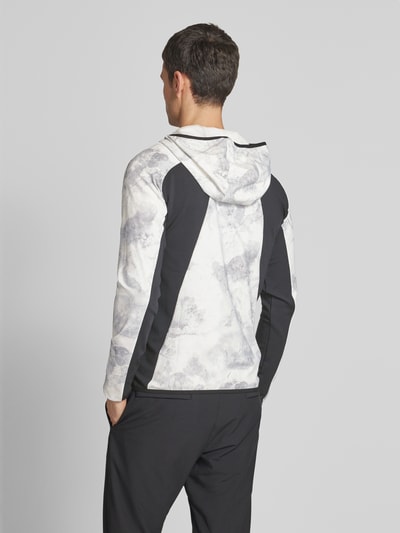 EA7 Emporio Armani Sweatjack met labelprint, model 'VIGOR' Lichtgrijs - 5