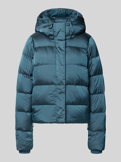 COLUMBIA Kurtka puchowa o kroju regular fit z kapturem model ‘Amaze’ Petrol 2