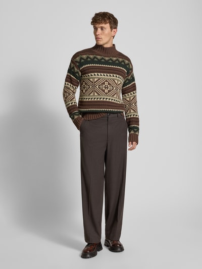 Polo Ralph Lauren Loose Fit Strickpullover aus Baumwoll-Woll-Mix  Camel 1