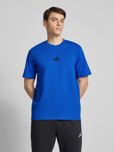 ADIDAS SPORTSWEAR T-Shirt mit Logo-Stitching Royal 4