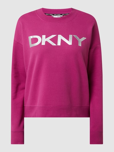 DKNY PERFORMANCE Sweatshirt mit Logo Rosa 2