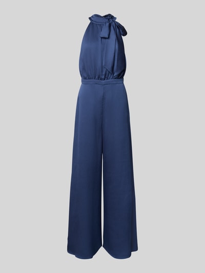 Swing Jumpsuit met opstaande kraag Blauw - 2