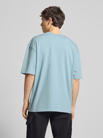 Pegador Oversized T-shirt met labelstitching Lichtblauw - 5