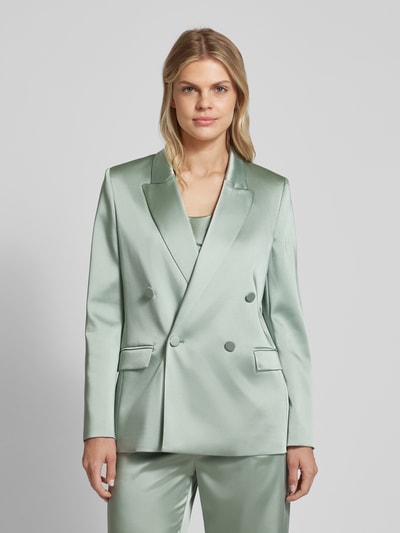 Jake*s Cocktail Blazer mit Pattentaschen Khaki Melange 4