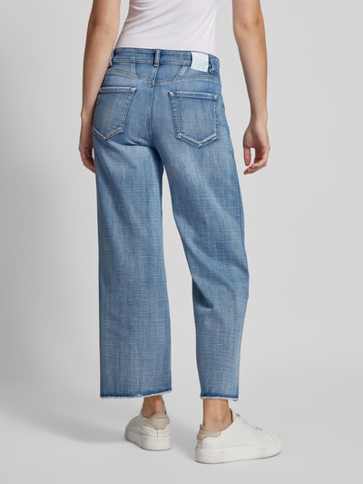 Marc Cain Jeans met wijd epijpen in patchworklook Blauw - 5