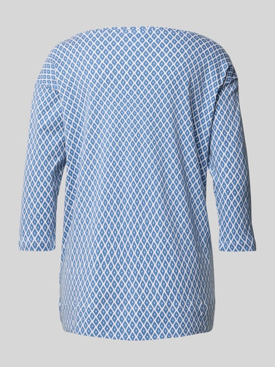 CCDK Copenhagen Pyjamatop met 3/4-mouwen, model 'Janis' Blauw - 3