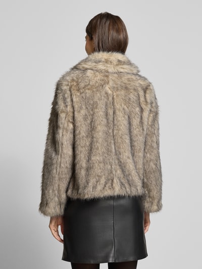 B.Young Jack van imitatiebont met steekzakken, model 'AKAJA' Camel - 5