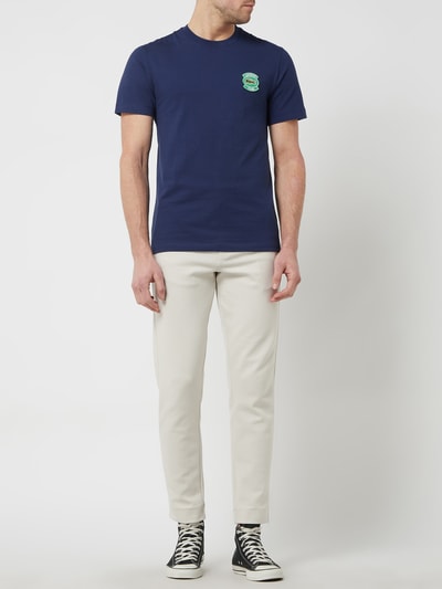 Lacoste Regular fit T-shirt met logo  Marineblauw - 1