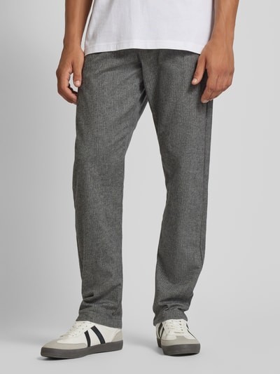 Jack & Jones Stoffen broek met elastische band, model 'KANE' Lichtgrijs - 4