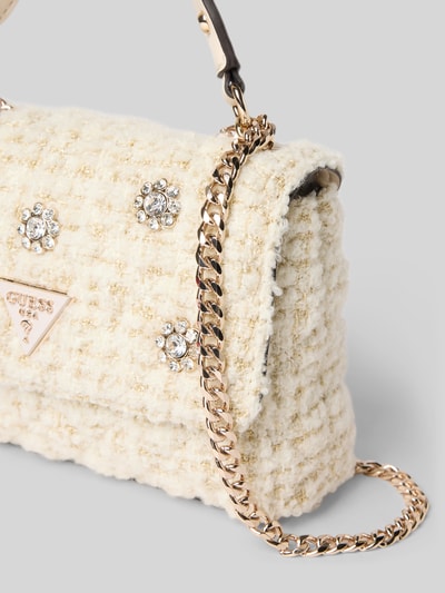 Guess Crossbody Bag mit Woll-Anteil Modell 'Everlee' Ecru 3