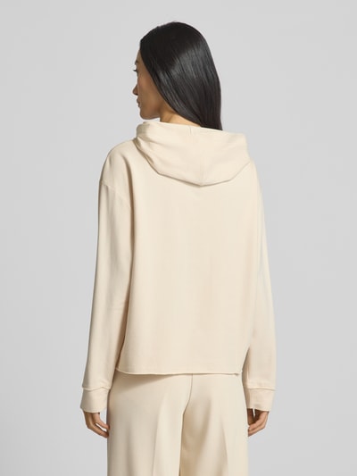 s.Oliver RED LABEL Relaxed fit hoodie van katoenmix Beige - 5