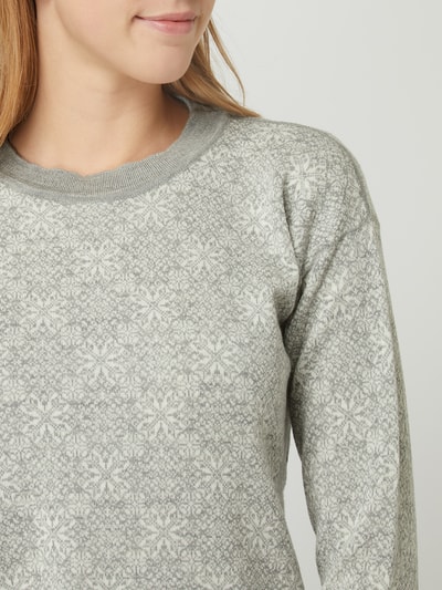 Dale of Norway Pullover met all-over motief Lichtgrijs - 3