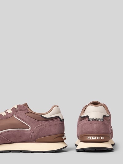 Produktfoto, Sneaker aus Leder-Mix Modell 'City' von HOFF in Rosa und Beige, abgerundete Passform, Logo-Detail, profilierte Sohle