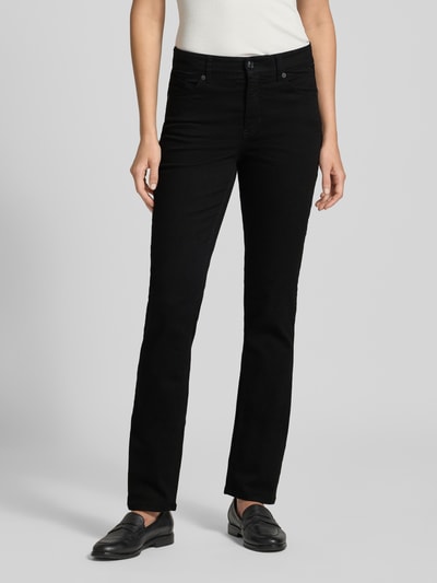 MAC Bootcut Fit Jeans mit Stretch-Anteil Modell 'MELANIE' Black 4