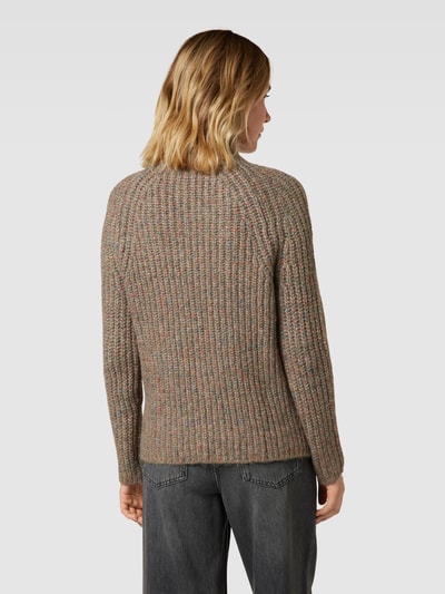 Jake*s Casual Sweter z dzianiny z golfem Trzcinowy 5