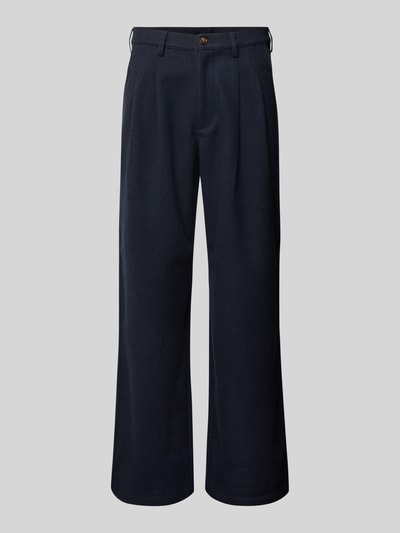 PROHIBITED Broek met plooien en achterzakken Marineblauw - 2