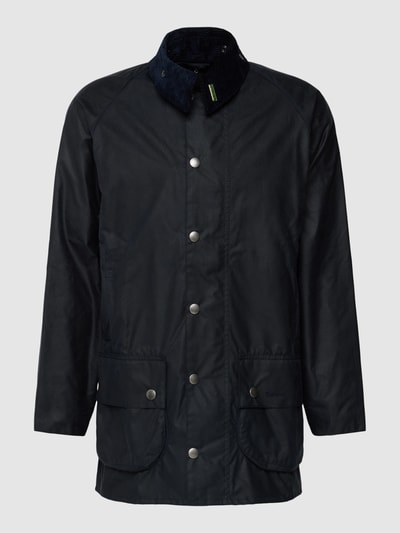 Barbour Jack met platte kraag, model 'Beaufort' Marineblauw - 2