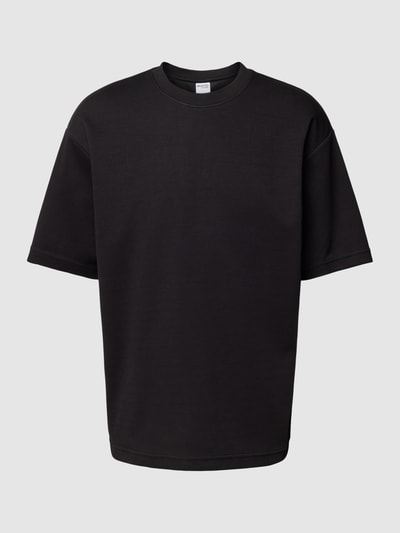 SELECTED HOMME Oversized T-Shirt mit überschnittenen Schultern Modell 'OSCAR' Black 2