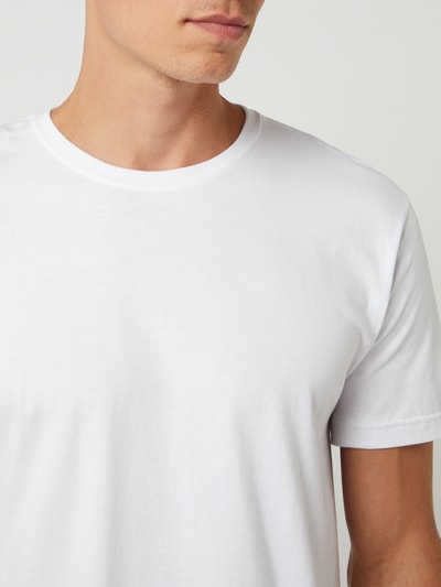 Tom Tailor T-shirt z bawełny w zestawie 2 szt.  Biały 2