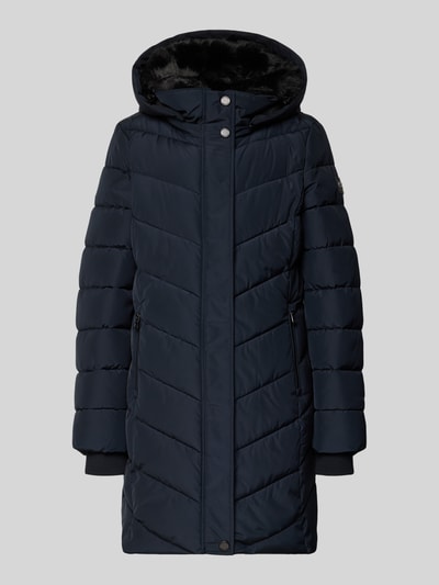 NAUTGÅRD Gewatteerde lange jas met Sorona® Aura-vulling
 Donkerblauw - 2