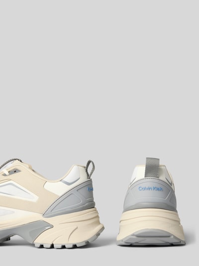 CK Calvin Klein Sneakersy o niskim kroju z pętelką ułatwiającą zakładanie model 'HIKE' Beżowy 2