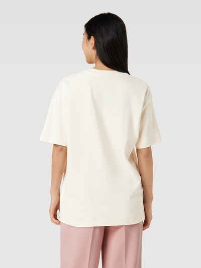 Tommy Hilfiger T-Shirt mit Label-Stitching Ecru 5