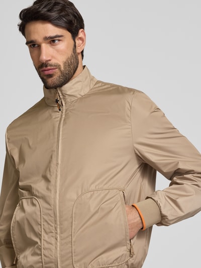 Geox Jacke mit Reißverschlusstaschen Beige 3