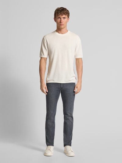 Brax Regular Fit Jeans mit Eingrifftaschen Modell 'CHUCK' Anthrazit 1