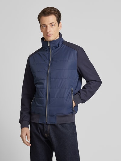 Christian Berg Men Steppjacke mit Stehkragen Marine 4