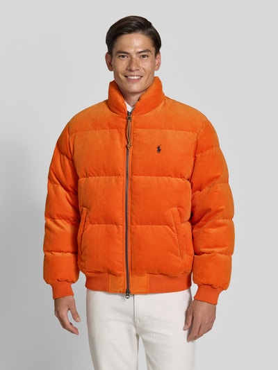 Polo Ralph Lauren Regular Fit Bomberjacke aus reiner Baumwolle Orange 4