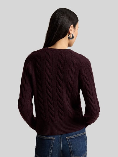 Polo Ralph Lauren Regular Fit Strickjacke aus Wolle mit Kaschmir-Anteil Anthrazit 5