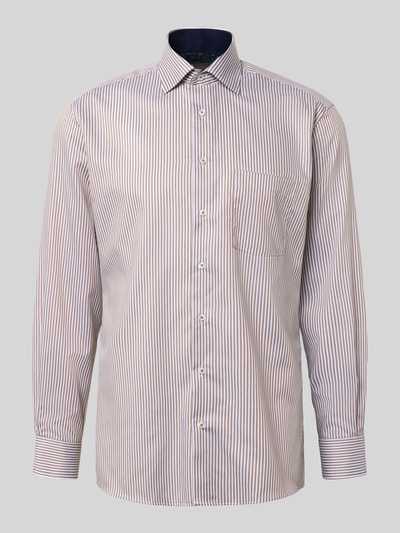 ETERNA Comfort fit zakelijk overhemd met knoopsluiting Zand - 2