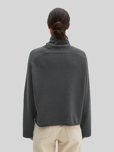 Marc O'Polo Rollkragenpullover mit überschnittenen Schultern Anthrazit 5