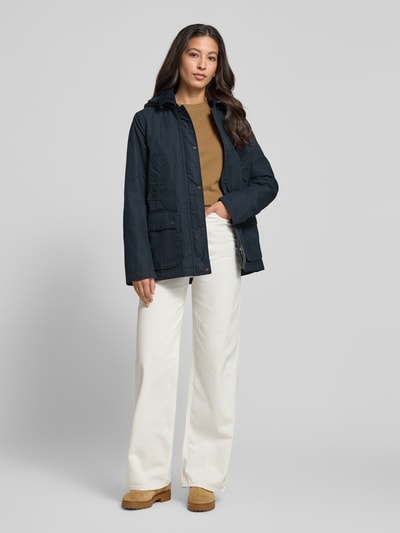 camel active Jacke mit abnehmbarer Kapuze Dunkelblau 1