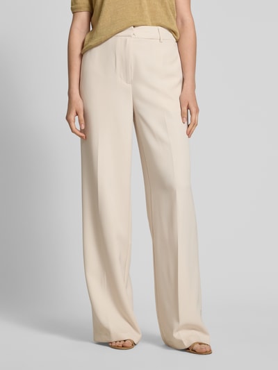 GUIDO MARIA KRETSCHMER WOMAN Stoffen broek met paspelzakken, model 'JANA' Beige - 4