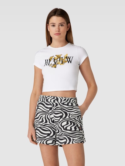 Review T-shirt krótki z nadrukiem z logo Biały 4